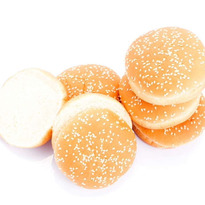 Different types of buns can be used for hamburgers.