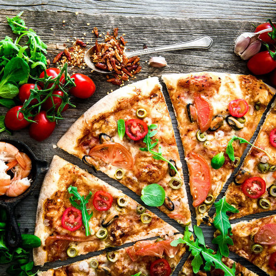 Although the basics of pizza stay the same, toppings and types vary greatly.