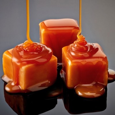 Butterscotch is commonly a hard candy, syrup or flavoring.