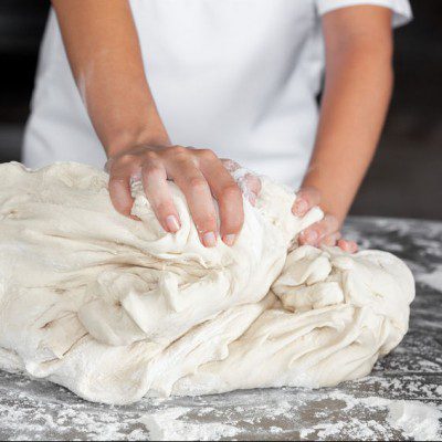 An extensograph measures flour quality and the dough strechablity.