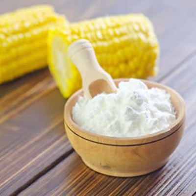 Corn starch serves as an anti-caking and thickening agent in baking.