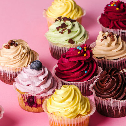 Cupcakes Cupcakes are small, tasty snack cakes that are favored for their portability and portion-control.