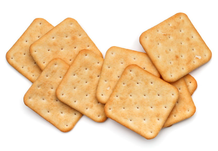 High fiber saltine crackers