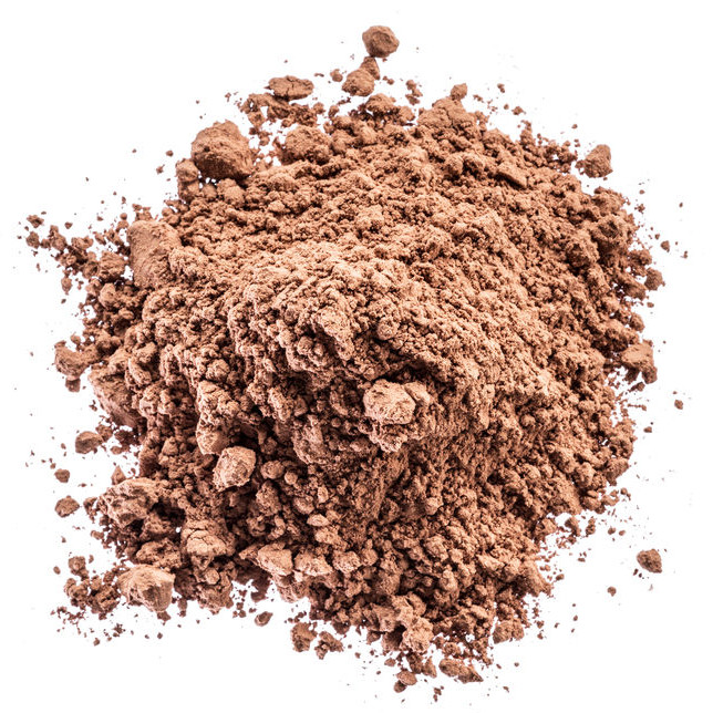 Carob powder or carob flour is an alternative to cocoa powder and can be used in gluten-free formulas.