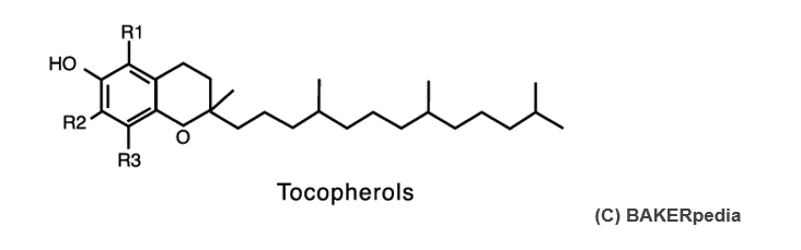 Tocopherols are natural antioxidants whose main function is to stop or delay primary oxidation. Primary oxidation involves the formation of hydroperoxides (ROOH). 