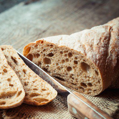 Pentosan helps absorb water in bread, slowing down staling.