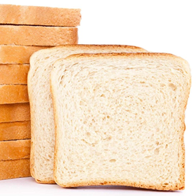slices of white bread