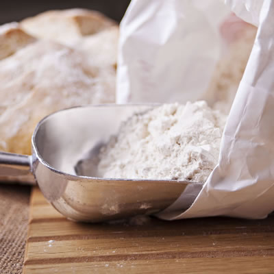 Bread flour is a high-protein flour specifically milled for use in yeasted breads.